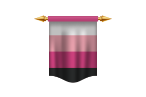 跨性女群体旗皇家旗帜