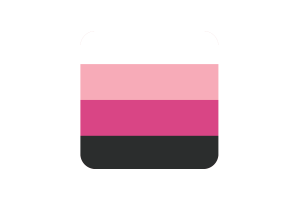 跨性女群体旗帜方形圆形
