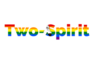 双灵Two-Spirit旗文字艺术