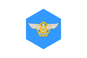 韩国空军旗帜六边形