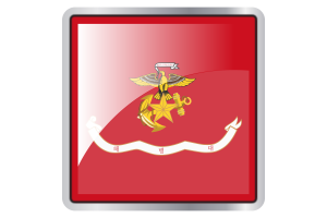方形韩国海军陆战队旗帜图标