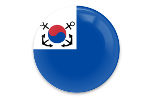韩国海军旗帜矢量艺术