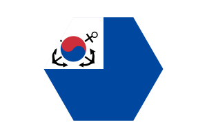 韩国海军旗帜矢量免费 |SVG 和 PNG