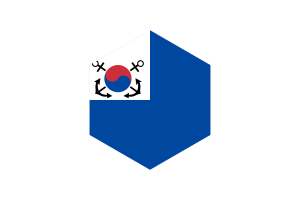 韩国海军旗帜六边形