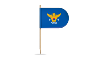 韩国国家警察厅旗帜桌旗