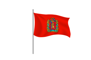 克拉斯诺亚尔斯克边疆区旗帜剪贴画