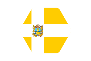 斯塔夫罗波尔边疆区旗帜插图六边形圆形