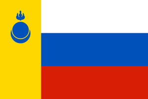 阿金布里亚特自治区旗帜