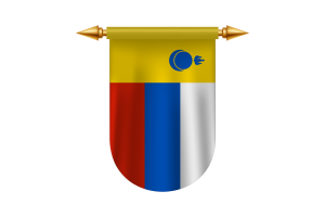 阿金布里亚特自治区旗帜标志矢量图像