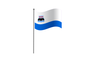 挥舞着堪察加半岛的旗帜