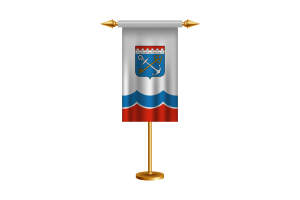 列宁格勒礼仪旗帜矢量免费