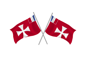瓦利斯和富图纳群岛挥舞着友谊旗帜
