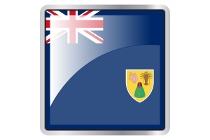 特克斯和凯科斯群岛国旗广场图标
