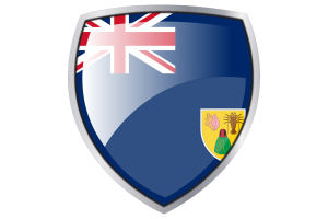 特克斯和凯科斯群岛国旗库切纹章盾牌