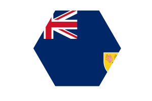 特克斯和凯科斯群岛国旗矢量免费 |SVG 和 PNG