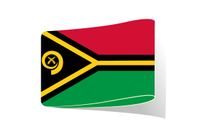 瓦努阿图国旗插图剪贴画