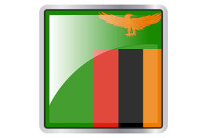 赞比亚国旗广场图标