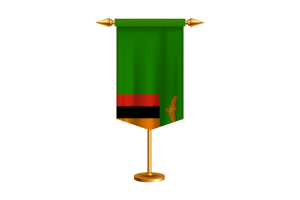 赞比亚国旗插图与立场