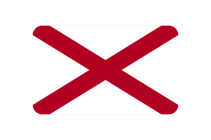 阿拉巴马州国旗三角形圆形