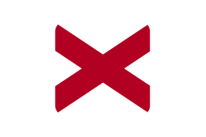 阿拉巴马州旗方形圆形