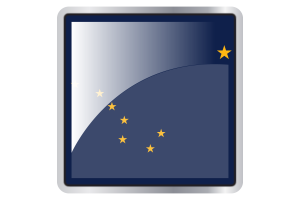 阿拉斯加国旗广场图标