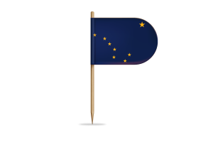 阿拉斯加州旗帜桌旗