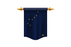 阿拉斯加国旗皇家旗帜