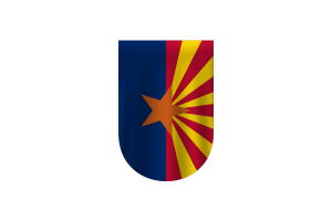 亚利桑那州国旗矢量自由Dowanlod （SVG， PNG）