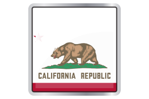 加州国旗广场图标