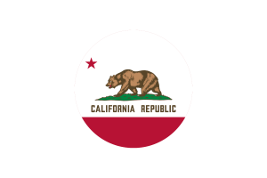 加州旗帜矢量免费下载