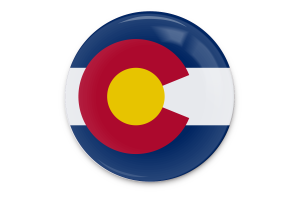 科罗拉多州国旗矢量艺术