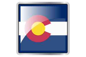 科罗拉多州旗帜广场图标