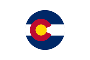 科罗拉多州旗帜矢量免费下载