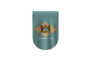 特拉华州标志矢量自由Dowanlod （SVG，PNG）