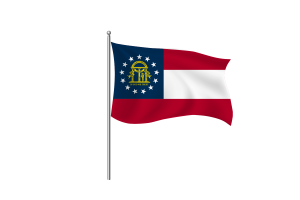 佐治亚州国旗剪贴画