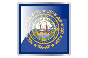 新罕布什尔州国旗广场图标