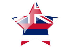 夏威夷国旗星图标