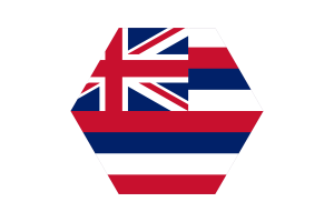 夏威夷国旗矢量免费 |SVG 和 PNG