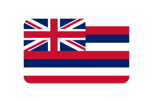 夏威夷国旗三角形圆形