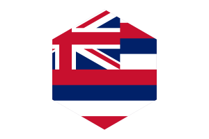 夏威夷国旗六边形