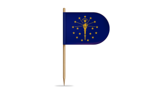 印第安纳州旗帜桌旗
