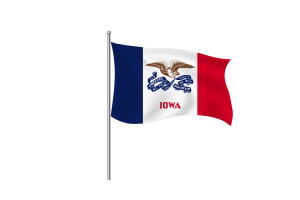 爱荷华州国旗剪贴画