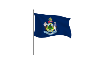 缅因州国旗符号