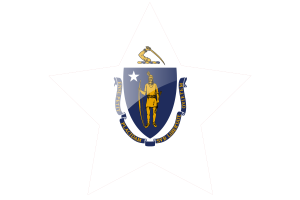 马萨诸塞州国旗星图标