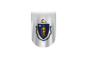 马萨诸塞州国旗矢量自由Dowanlod （SVG，PNG）