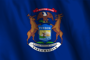 密歇根州国旗