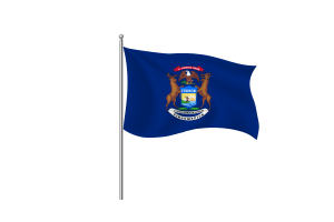 密歇根州国旗符号