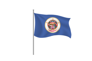 明尼苏达州国旗剪贴画