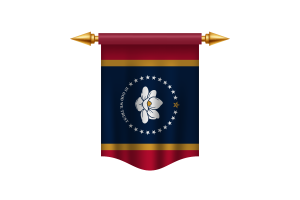 密西西比州旗帜皇家旗帜