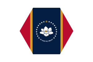 密西西比州国旗矢量免费 |SVG 和 PNG